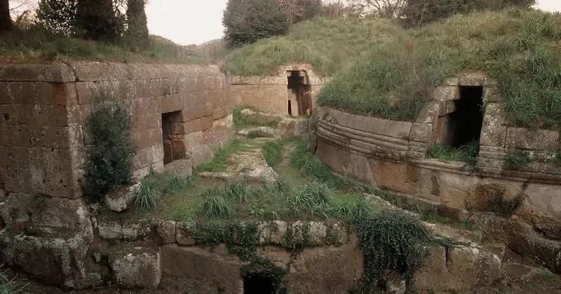 The tumulus burial mounds of Cerveteri. Photo credit: UNESCO
